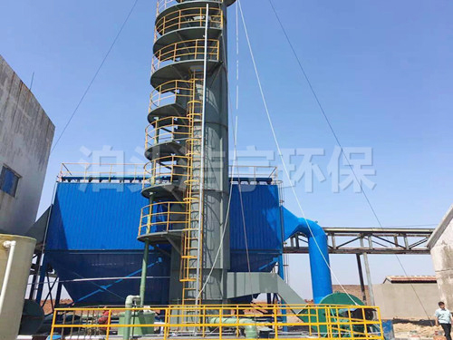 濰坊龍威化工10噸鍋爐布袋除塵、脫硫